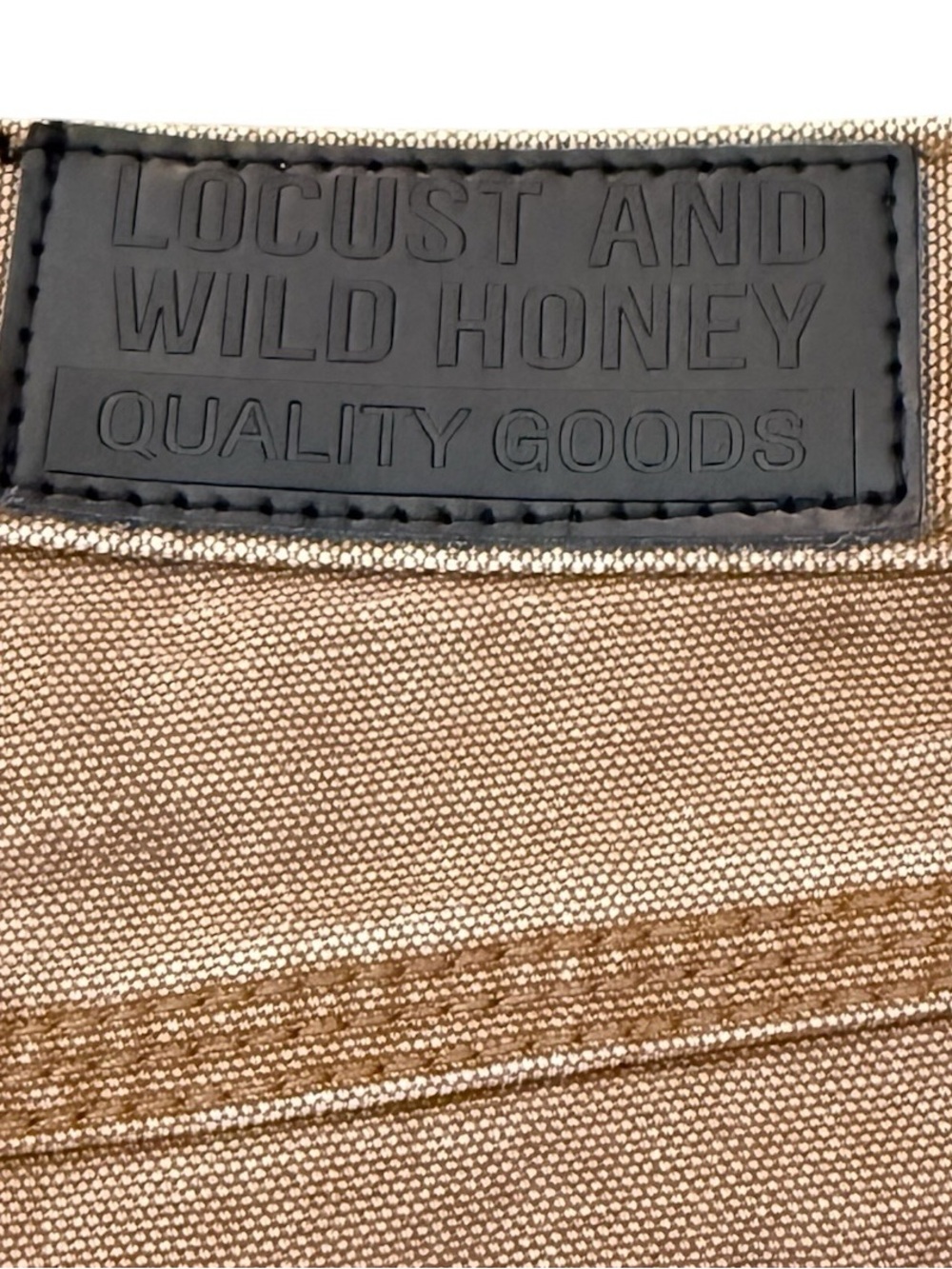 Locust and Wild Honey Good Carpenter Pants 29 Fits 30x32 Heavyweight NWT MNML - Picture 8 of 16